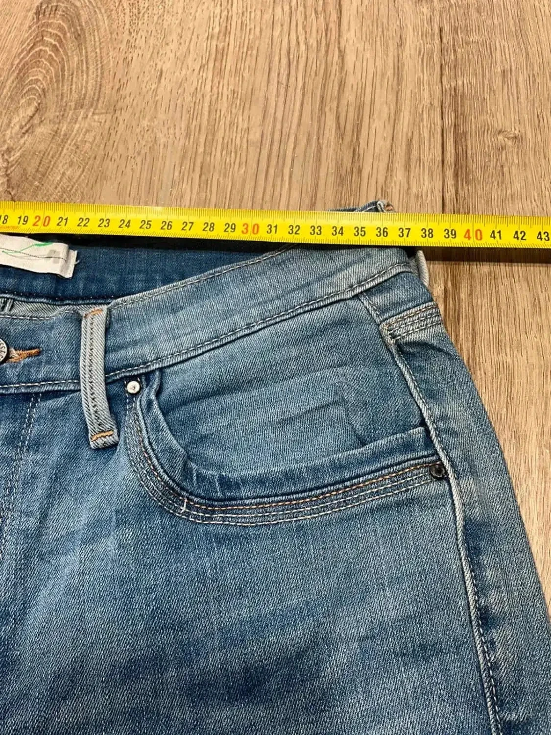 Short Levi's Taille 6 W28 Vintage Coton Bleu Slv 021 – photo 14